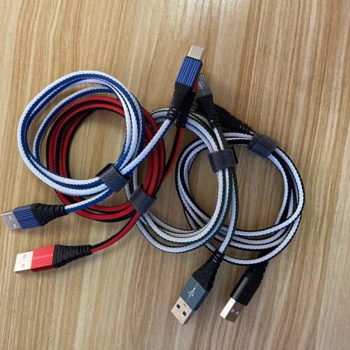 300pcs/lot 1m 3FT 2A Fast charging usb c type c cable cord for Samsung galaxy s8 s9 s10 lg data sync charger