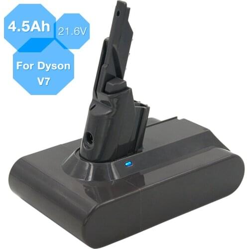 SV11 V7 Rechargeable Battery 21.6V 4.5Ah Lithium ion Replacement Battery for Dyson Vacuum Cleaner V7 Animal V7 Fluffy V7 Trigger