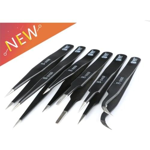 ESD Tweezers Anti-Static Tweezers Anatomical Surgical Anti-Magnetic Tool Set ESD200 ESD201 ESD202 ESD203 ESD204 ESD205
