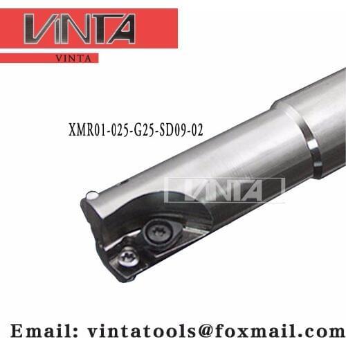 Free shipping XMR01-025-G25-SD09-02 Indexable Milling cutter matched SDMT09T3-DM carbide insert