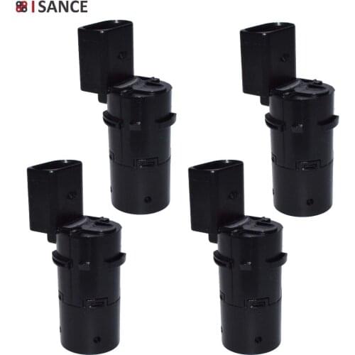 ISANCE 4 pieces PDC Parking Sensor 7H0919275E 4B0919275G 7H0919275B 4F0898301A For Audi A3 A4 A6 A8 Skoda Octavia VW T5 Multivan