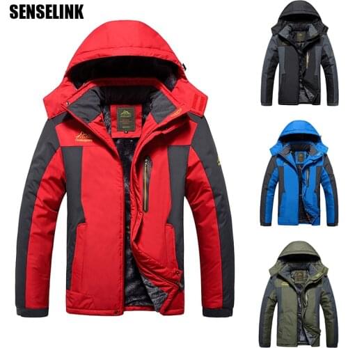 2021 Men Jacket Brand Windproof Windbreaker Winter Parkas Men Plus Thick Warm Military Hooded Plus Size Jacket Parkas Coat Men