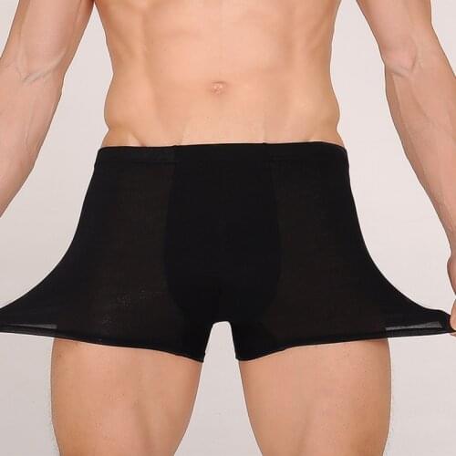 Panties Mens Bamboo Fiber Underwear Large Size Boxer Men Boxer Shorts Underpants Breathable Underwear For Men Plus Size XL-5XL