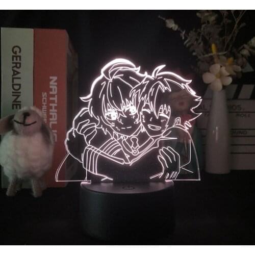 Table Lava Lamp 3D LED USB Night Light Anime Fans Kids Gift APP Control Nightlight Atmosphere Decor Hori San To Miyamura Kun