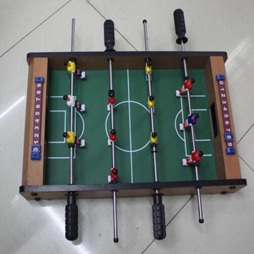 4 Pole Mini Foosball Tabletop Football Table Desktop Kids Toys Indoor Game, Great for Fitness Equipment