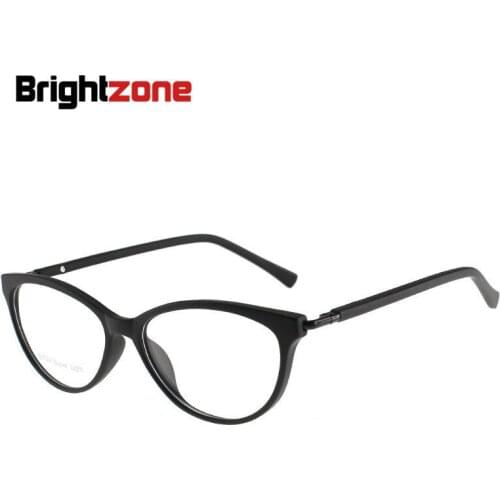 Brightzone Fashion Cat-eyes TR90 Women Myopia Hyperopia Astigmatism Complete Prescription Glasses Frame Oculos Gafas De Lectura