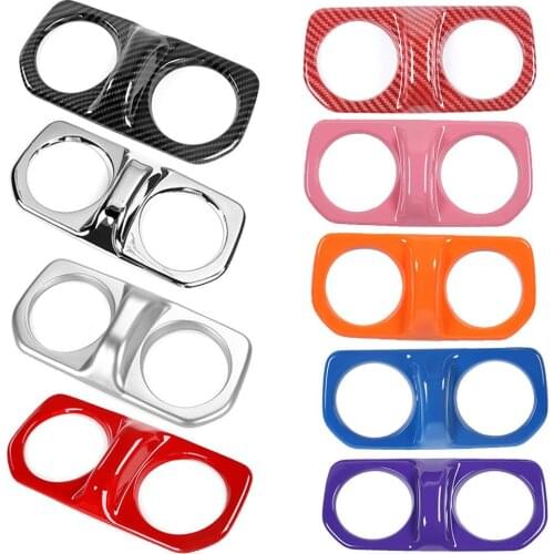 Fit for Jeep Wrangler JL Gladiator JT 2018-2021 ABS Armrest Box Rear Air Conditioner Air Vent Outlet Cover Trim Car Accessories