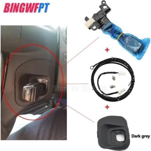 New Steering Wheel dust Cover+ Cruise Control Switch+wire+Screw for Toyota PRIUS (PLUG-IN HYBRID) AQUA