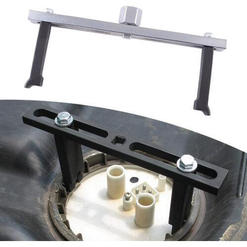 SPEEDWOW Adjustable Car Fuel Pump Wrench Tool Lid Tank Cover Remove Spanner Wrench For Benz BMW VW AUDI European Cars Tools