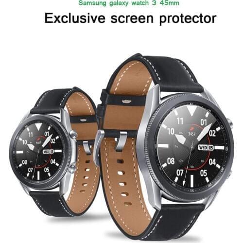 Glass For Samsung Galaxy Watch 3 45mm 41mm/46mm/42mm Gear S3 Frontier/S2/Sport 3D HD Film Active 2 44mm 40mm Screen Protector