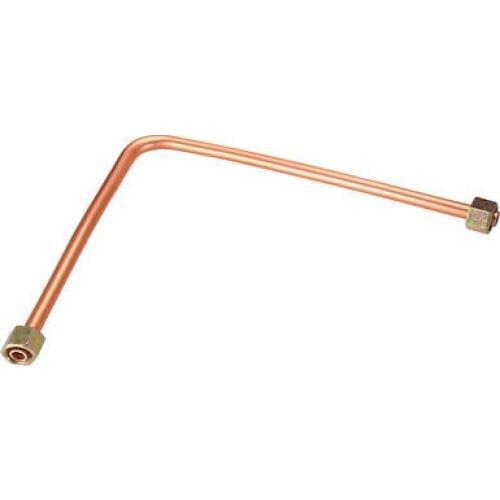 Air Compressor Exhaust Tube 15mm Hex Nut Adapter Fitting 10mm Diameter L-Shape