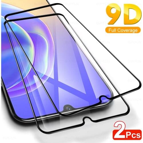 2Pcs Full Cover Tempered Glass Protective For VIVO V21E Glasses Screen Protector Glas For VIVO V21 E V 21E 6.44" Protection Film