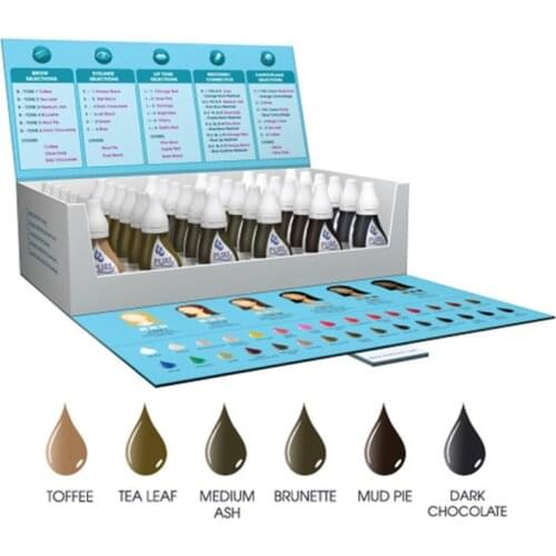 1Box Original USA Tattoo Ink Strong Liquidity and Smooth Pure Painting Ink, Used to Eyebrow Eyeliner Lip Tattoo Pigment Body Art