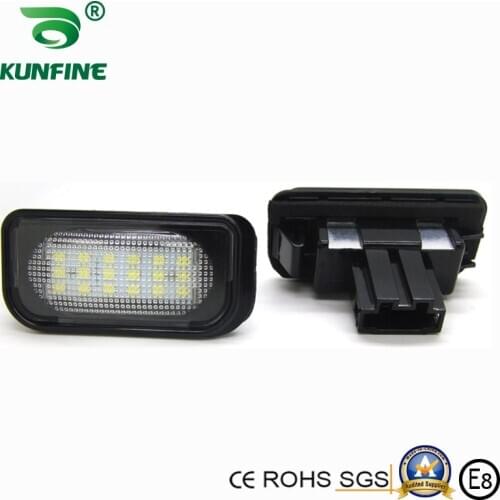 2pcs Car LED Number License Plate Light LED License Lamp for BENZ W203 W203 4D 2001-2007 OEM#: MA2038200256 MA2118200756