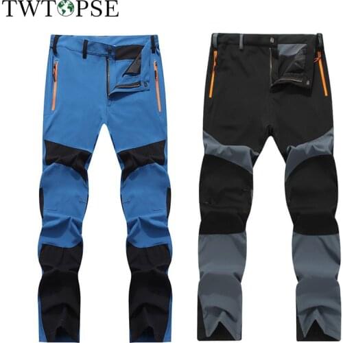 TWTOPSE Men Summer Quick Dry Pants UPF 40+ Anti-UV Elastic Durable Trousers Cycling MTB Bike Bicycle Camping Hiking Sport Pants