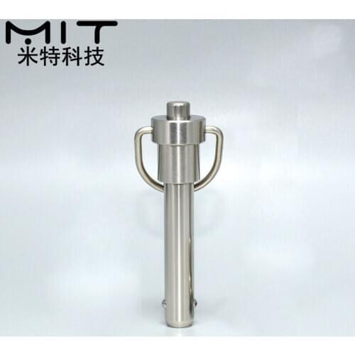 Diameter 6mm Quick Release Pin Button Type with Ring Handle Pull Quick Lock Pin Stainless Steel Ball Lock Pin