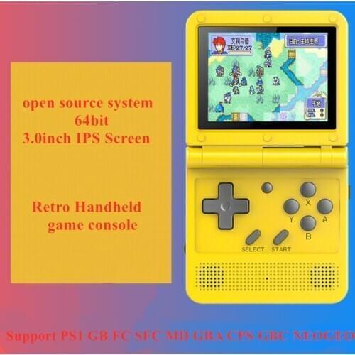 New 3.0 Inch Handheld Game Console 32GB/64GB Retro Game Console Open System PS1 GB FC 10000 Games Video Gaming Consoles Players
