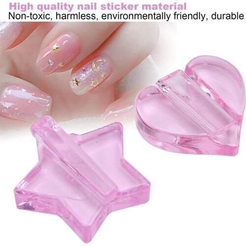 Kapmore Nail Art Tool Acrylic 2 Set Mini Nail Metal Bending Tool Embossed Mold Nail Tool Metal Frame Bend Curve Making Model