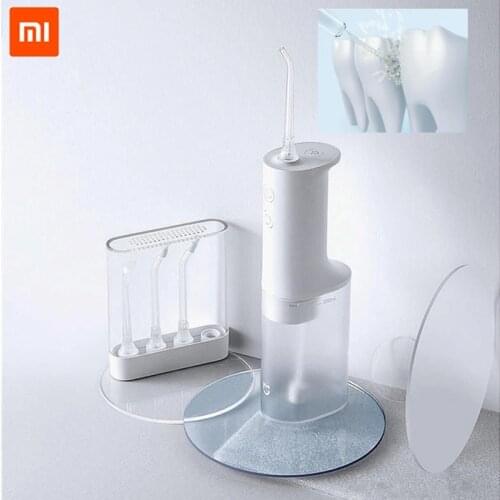 Xiaomi Mijia Electric Oral Irrigator Water Flosser 200ml Capacity IPX7 Waterproof Water Toothpick Dental Care 4 Gear Level