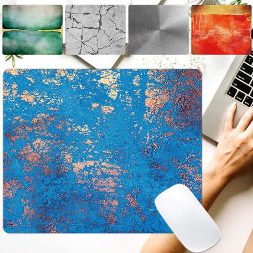 Small Computer Mouse Pad Universal Mousepad Comfortable PU Leather Non-slip Gaming Laptop Computer Desk Mat Office Accessories