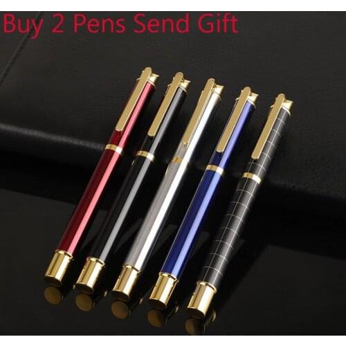 Nice Quality Brand Metal Roller Ballpoint Pen Office Executive Business Writing Pen Buy 2 Pens Send Gift