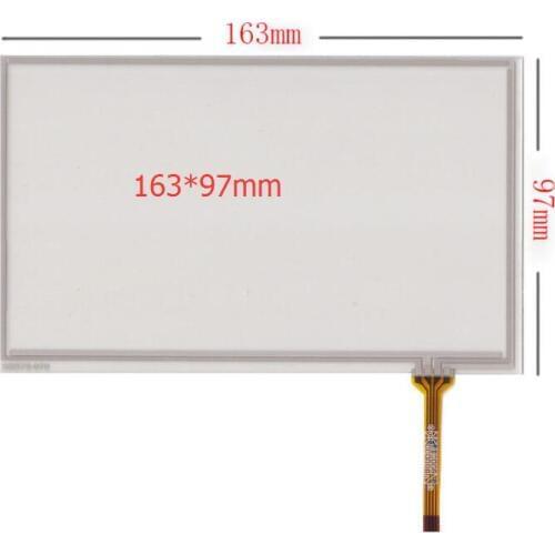 New 7 "touch screen panel for Texet tb - 710HD tb - 740HD 163 * 97 mm