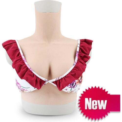 New Crossdressing Artificial Silicone Fake Breast Forms Shemale False Boobs C Cup Sexy Crossdresser Pechos Cosplay Transgender