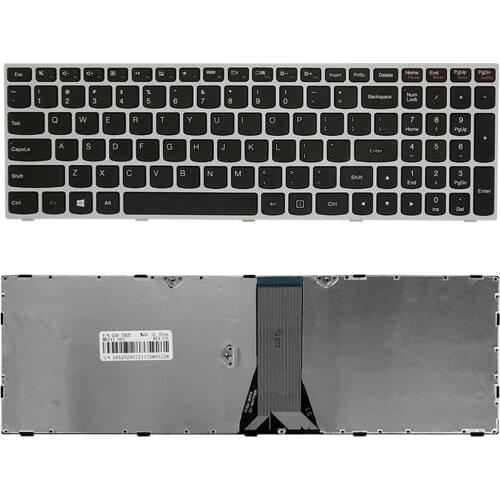 New For Lenovo IdeaPad G50-70 G50 45 G50-70AT Z50 Z50-75 B50 B50-30 B50-70m G50-45-AEI US silver frame keyboard