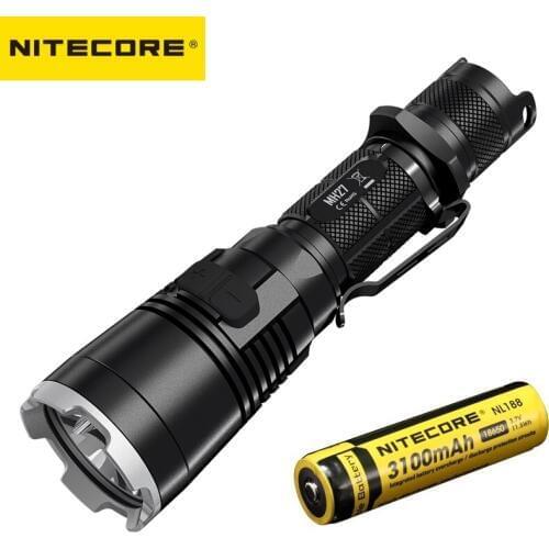 Original Nitecore MH27UV CREE XP-L HI V3 365nm Ultraviolet Red Blue UV LED Flashlight with 3100mah Battery + USB recharging