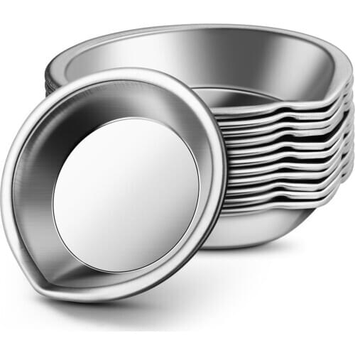 12pcs Palettes Simple Metal Color Practical Painting Color Holder Paint Tray Paint Palettes for Home Workplace Store