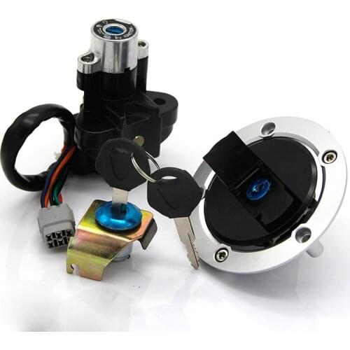 Motorcycle Ignition Switch Fuel Gas Cap Seat Lock Key Kit For Suzuki GSF650 GSF650S GSF1200S GSF1200 Bandit GSX650F Katana 650 S