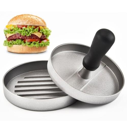 Hamburger Burger Press Mold Plastic Handle Meat Burger Press Kitchen Gadget