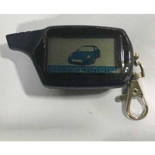 B9 LCD keychain remote controller suitable for Russian Version B9 two way car alarm system