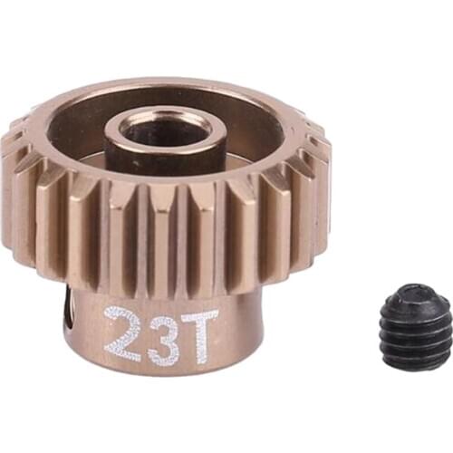 RC 23T Tooth 13mm Motor Gear Set for 1/10 RC Car Climbing Truck Upgrade Parts Aluminum Pinion (48P)