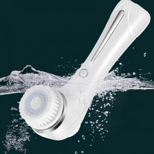 Silicone Facial Cleansing Brush Electric Waterproof Face Cleaner Blackhead Removal Acne Pore Clean Portable Deep Cleaning Remove