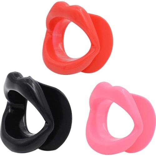 Silicone Rubber Face Lifting Lip Trainer Mouth Muscle Tightener Face Massage Exerciser Anti Wrinkle Lip Exercise Mouthpiece Tool