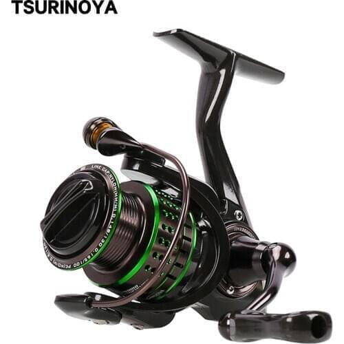 TSURINOYA Ultralight Spinning Fishing Reel Kingfisher 800 1000 1500S 1500 Profession Bait Finesse System Trout Ajing Wheel