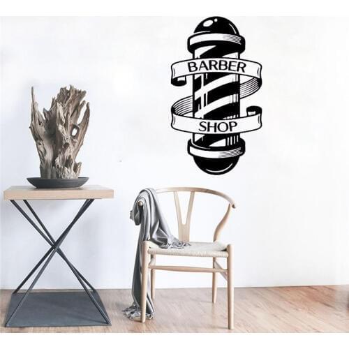Barber Shop Vinyl Decal Hairdressing Salon Wall Vinyl Sticker Hairstyles Home Interior Decor Art Murals Window Stickers H195