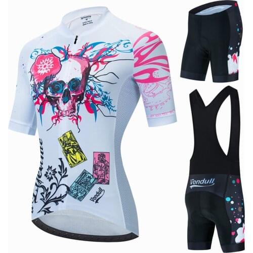 Fualrny Pro Team Bike Cycling Suit Set iam Ropa Ciclismo Mountain Bike Bike Riding Womens Road Bike Uniforme Bike Set Ropa