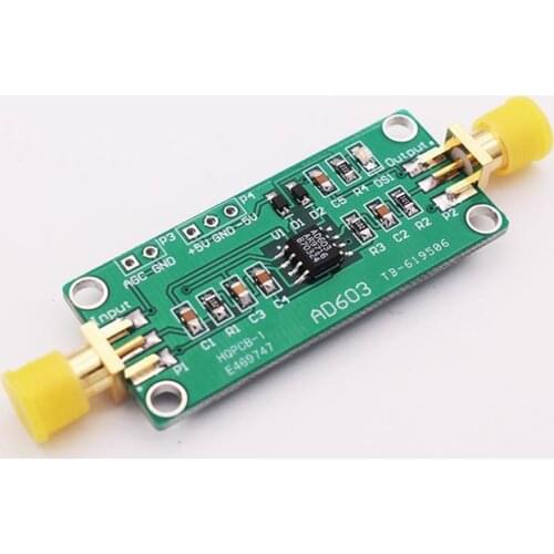 1pcs AD603 variable gain amplifier module voltage controlled adjustable 80dB voltage amplifier