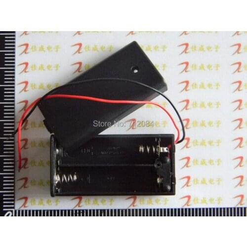 2 AA Battery Holder Box Case Storage DIY Test Study Tool Converter (full sealed, with switch)