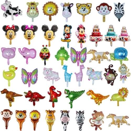 50/100pcs Animal Foil Balloons Dinosaur Baloon Insect Balloon Birthday Party Decoration Baby Shower Kids Toys Gift Air Globos