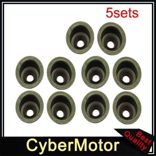 5x Valve Stem Seals For Honda 12209-ZH8-003 GX120