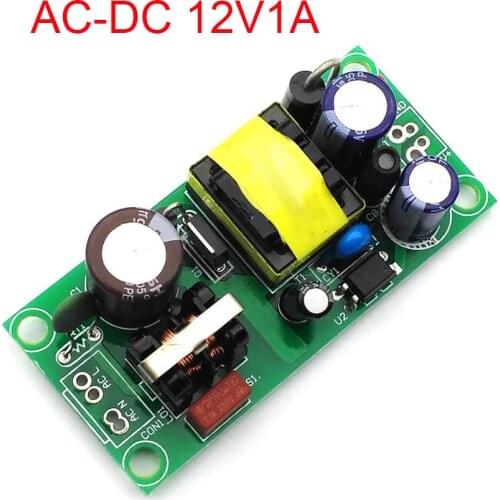 AC-DC 12V1A(12w) switching power supply board module bare plate 12V switching power supply 12w built-in Industrial Power Supply