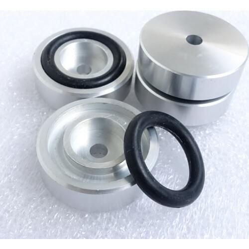 BRZHIFI aluminum feet (with rubber ring) for power amplifier/preamplifier/speaker D:30mm H:10mm