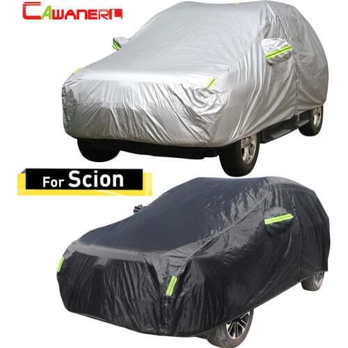 Cawanerl For Scion xA xD Tc xB Full Car Cover Waterproof Auto Outdoor Indoor Sun Rain Snow Protection Cover Dust Proof