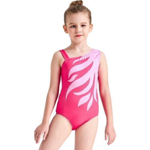 Girls Ballet Leotards Gymnastics Dress Athletic Dancer Dress Ballet Gym Leotards Acrobatics for Kids Dance Wear
