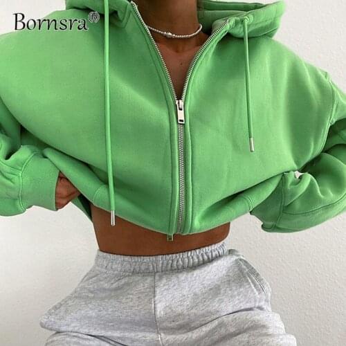 Bornsra Hooded Sweatshirts For Women