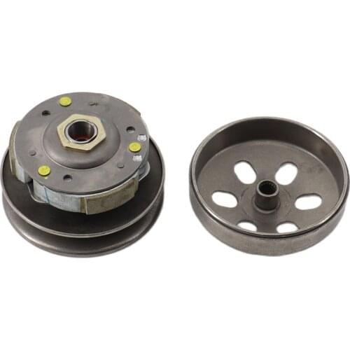 Motorcycle Belt Pulley Driven Wheel Clutch Assembly Cover Component for Honda WH100 GCC100 SCR100 SPACY100 Spare Parts