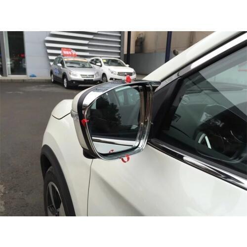 For Nissan Rogue X-Trail T32 2014-2018 Qashqai J11 2015 2016 2017 Car Rearview Mirror Cover Rain Eyebrow Frame Trim Car Styling